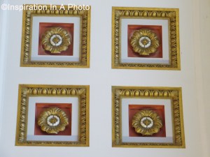 Ceiling Medallions_Red and Gold