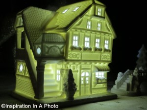 Ceramic Christmas cafe