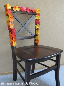 Fall-inspired chair