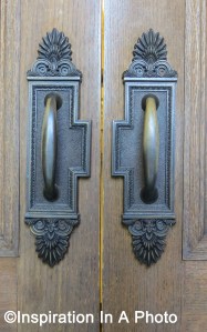 Law library door handles