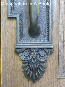 Law library door handle_close-up