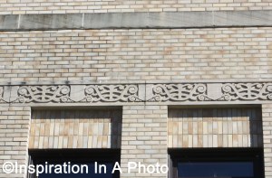 Brick and stone combination building