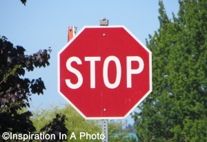Classic stop sign